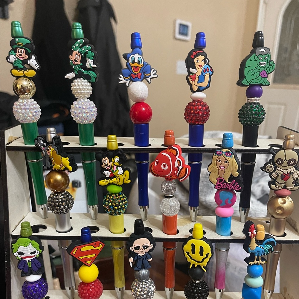 Hame made one of a kind beaded pens!